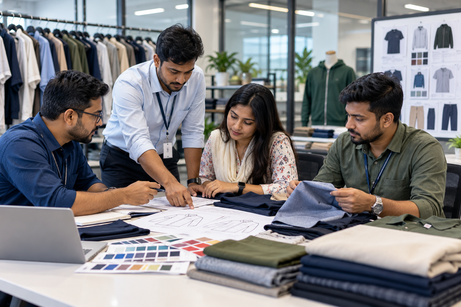 Apparel sourcing and product development team in Bangladesh