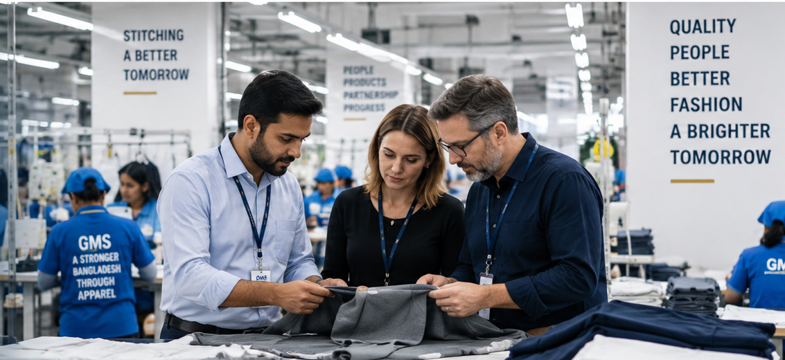 GMS apparel sourcing and quality coordination in Bangladesh